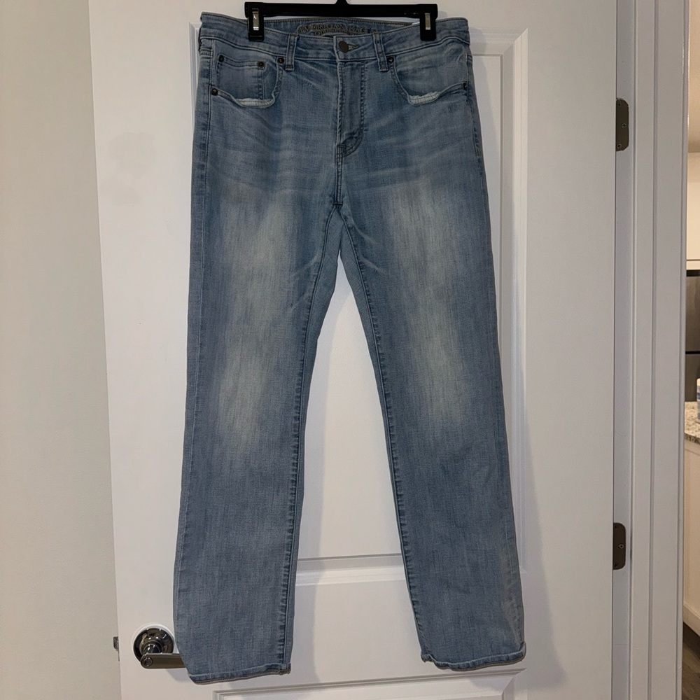 American Eagle Outfitters Light Blue Straight Jeans - 34/34